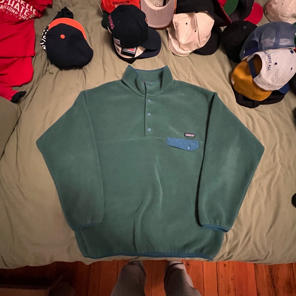 RARE Vintage 90’s Patagonia Synchilla Snap-T Pullover Fleece US Men’s Sz XL